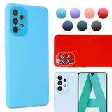 Fitcase Samsung Galaxy A33 5G Glass Kamera Korumalı Lansman Silikon Kapak