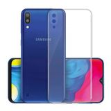Fitcase Samsung Galaxy M10 M105 Toz Koruma Tıpalı Şeffaf Arka Kapak Kılıf