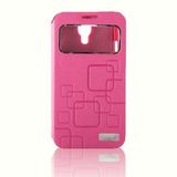 Fitcase Samsung S4 (I9500) Yan Kapaklı Pembe Kılıf