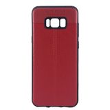 FitCase Samsung S8 Auto Focus Silikon Kırmızı Arka Kapak