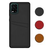 Fitcase Xiaomi Mi 10 Lite Proda Deri Çift Kartlık Cepli Kapak Kılıf