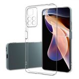 Fitcase Xiaomi Redmi Note 11T 5G Poco M4 Pro 5G Kamera Korumalı Şeffaf Silikon Cep Telefonu Kılıfı