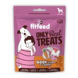 Fitfeed Freeze-Dried Çiğ Dana Ciğer ve Havuç 40 gr Köpek Ödülü