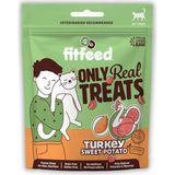 Fitfeed Freeze-Dried Çiğ Hindi Tatlı Patates Kedi Ödül Maması 40G - Standart