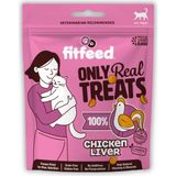 Fitfeed Freeze-Dried Çiğ Tavuk Ciğer Kedi Ödül Maması 40g Glutensiz ve Tahılsız Lezzet