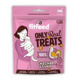 fitfeed Freeze-Dried Çiğ Tavuk Ciğer Kedi Ödül Maması 40g
