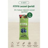 Fitfit Yaban Mersini Lezzet Şeriti | Doğal Meyve Pestili Şekersiz Sağlıklı Atıştırmalık 14 gr x 6 Adet