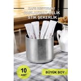 fitfiyat 10 Adet ! Kafe Restorant Lokanta Için Stik Şekerlik Büyük Boy