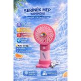 fitfiyat Mini Taşınabilir Sessiz El Fanı 3 Hız Ayarlı Mini El Pervanesi Soğutucu-Vantilatör