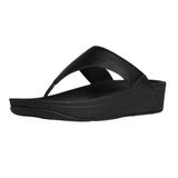 Fitflop Bayan LULU TOE POST - LEATHER Parmak Desteği Sandalet, Siyah (Siyah 001), 37 EU, Siyah 001, 37 EU