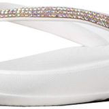 Fitflop Bayan Sparkle Classic Iqushion Ombre parmak arası terlik, Beyaz (Urban White), 38 EU