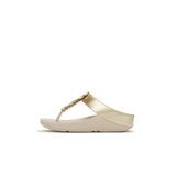 Fitflop Kadın / Kız Terlik HJ1-675 HALO BEAD-CIRCLE METALLIC TOE-POST SANDALS
