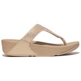 Fitflop Kadın Lulu Ayarlanabilir Deri Toe-Post Sandalet Parmak Arası Terlik, Bej (Latte Bei, 39 EU