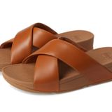 Fitflop Kadın LULU Çapraz Kaydırmalı Deri Açık Burunlu Sandalet, Bej (Ss18 Açık Taba 592), 7 (41 EU), Bej Ss18 Açık Taba 592, 41 EU