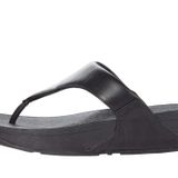 Fitflop Kadın Lulu Deri Toepost Sandalet Siyah Size: 40 EU