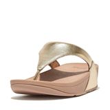 Fitflop Kadın Lulu Parmak Arası Deri Parmak Arası Terlik, Platin, 38 EU