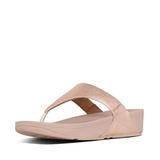 Fitflop Kadın LULU TOE POST - LEATHER parmak desteği sandalet, gül (pembe altın 323), 37 EU, Pembe altın 323, 37 EU