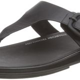 Fitflop Kadın parmak arası terlik, siyah, 40 EU, Siyah, 40