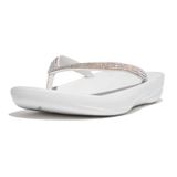 Fitflop Kadın Sparkle Classic Iqushion ergonomik sandalet, Urban White, 41 EU