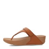 Fitflop Lulu ayarlanabilir deri parmak arası kadın sandaleti, açık kahverengi, 40 EU