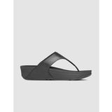 FitFlop LULU I88 Hakiki Deri Siyah Kadın Parmak Arası Terlik