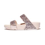 Fitflop Lulu Multi-Tonal Glitter Slides kadın sandaleti, gül, 37 EU