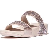 Fitflop Lulu Multi-Tonal Glitter Slides kadın sandaleti, gül, 40 EU