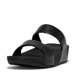 Fitflop Lulu Slide deri sürgülü kadın sandaleti, Siyah, 39 EU
