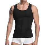 Fitform Erkek Atlet Korse Ultra Göğüs Toplayıcı Jinekorse Göbek Toparlayıcı Dik Duruş Korse - Siyah - XL