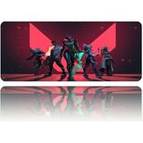 Fitgame 70X30 cm 3mm Kauçuk Kaymaz Taban Oyuncu Gaming Mouse Pad - Renkli