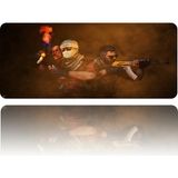 Fitgame 70X30 cm Xl Csgo 3mm Kauçuk Kaymaz Taban Oyuncu Gaming Mouse Pad - Renkli