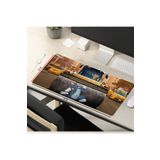 FİTGAME 80x30 cm Tom Ve Jerry Kaymaz Taban 3mm Dikişli Oyuncu Gaming Oyuncu Mouse Pad