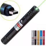 Fithome 100Mw Desen Başlıklı Usb Şarjlı Yeşil Lazer Pointer