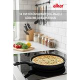 Fithome 34 cm Gözleme ve Balık Tavası Döküm Granit Yapıştırmaz