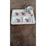 Fitifiti Bebe FıtıfıtıBebe Palyaço Desenli Bebek Tabuldot Mama Tabağı Beslenme Mama Tabağı - Beyaz