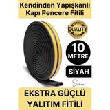 #Fitil Premium Kapı Pencere Soğuk Toz Sızdırmaz İzolasyon Fitili Kendinden Yapışkanlı Isı Yalıtım 2X5=10 Mt