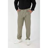 Fitilli Baggy Kalıp Erkek Pantolon - Haki