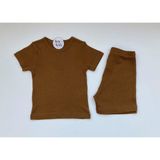 Fitilli Şortlu Modal Takım Taba - Renkli - 9 - 10 Yaş