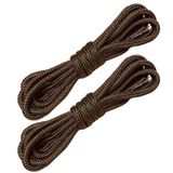 Fitilli Yuvarlak Bot Bağcığı, Dayanıklı Sağlam Bağcık, Ayakkabı Bağcığı Bağı İpi, 1 Çift (Kahve, 120)