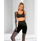 Fitinsane Seamless Toparlayıcı Siyah Kısa Spor Tayt