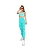 Fitinsane Yüksek Bel Seamless Toparlayıcı Spor Tayt - Mint | Esnek & Sıkılaştırıcı (XS/S)