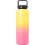Fitmart Gökyüzü Termos Büyük 1200ML - Sarı-Pembe