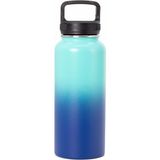 Fitmart Paslanmaz Çelik Vakumlu Termos Küçük 950ML - Mavi-Lacivert