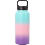 Fitmart Paslanmaz Çelik Vakumlu Termos Küçük 950ML - Mavi-Pembe-Mor - Mor - Mavi