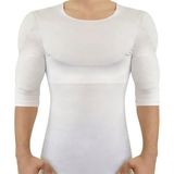 Fitmasterpro Kaslı,kalıplı,fit Gösteren T-Shirt Atlet - 001-Beyaz
