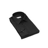 Fitmens Erkek Klasik Uzun Kol Terry Cotton Hediye Kutulu Gömlek - Siyah FS-001367
