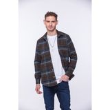 Fitmens Erkek Oversize Yeni Sezon Gömlek Yaka Pamuklu Oduncu Hediye Kutulu Gömlek G05 - Yeşil - 2XL