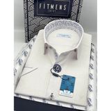 Fitmens Klasik Kısa Kol Cepsiz Yaka Alttan Düğmeli Hediye Kutulu Erkek Gömlek FS-004563 - Beyaz - XL