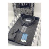 Fitmens Klasik Uzun Kol Kışlık %100 Cotton Filafil Yaka Düğmeli Hediye Kutulu Erkek Gömlek FS-003766 - Laciv