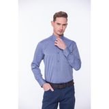 Fitmens Klasik Uzun Kol Oxford Hediye Kutulu Kolay Ütülenebilir Erkek Gömlek - Indigo - XL